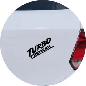 Adesivo Carro Moto Vidro Turbo Diesel