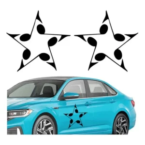 Adesivo Porta Carro 2 Unidades - Estrela De Notas
