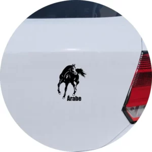 Adesivo De Carro Cavalo Árabe