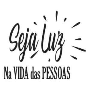 Adesivo de Parede Foscauto Preto Fosco Frase Motivacional 55x46cm