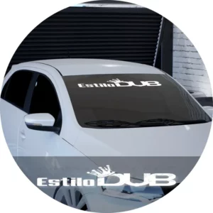 Adesivo Parabrisa Carro Estilo Dub Carro Rebaixado