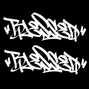 Adesivos Blessed 2 Unidades Abençoado Em Vinil Premium