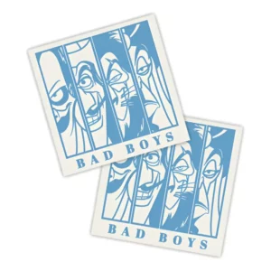 Adesivos P/ Carro 2 Unidaes Azul Bad Boys Silhuetas