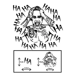 Adesivo Haha Moto + Coringa