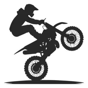 Adesivo Parede Moto Cross Sport Med: 95cm X 95cm Grande M2