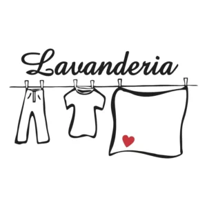 Adesivo Decorativo Casa Parede Varal Roupa Frase Lavanderia