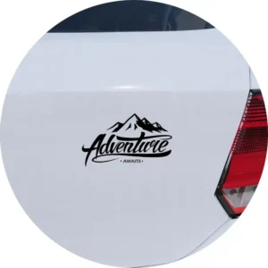Adesivo Carro Moto Vidro Aventureiro A Aventura Te Espera