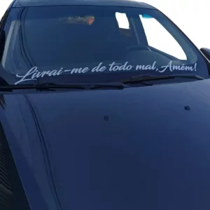 Adesivo Livrai-me De Todo Mal Amém! Para Carro Caminhão