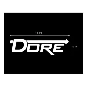 Adesivo Dore Branco Moto Carro Bike Decorativo
