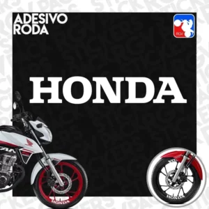 4 Adesivos Honda Rodas Cg 125 150 160  + Brindes