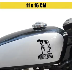 Adesivo Para Moto Capacete - Homem Inca
