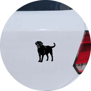 Adesivo Carro Moto Vidro Cachorro Raça Labrador