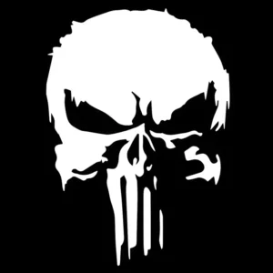 Caveira Grande Justiceiro + Brindes Sortidos