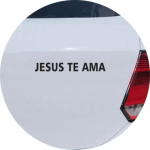 Adesivo De Carro Jesus Te Ama
