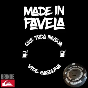 Adesivo Tanque + Made In Favela Premium