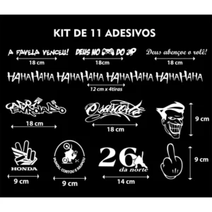 Adesivo Osascorte - Kit De 11 Adesivos