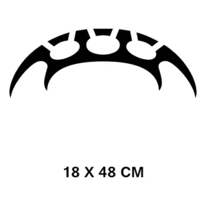 Adesivo Tuning Carro Estilo -klingon