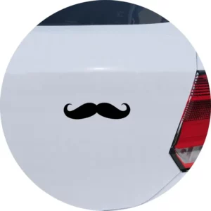 Adesivo Carro Moto Vidro Bigode