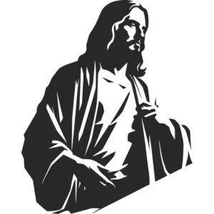 Adesivo Parede Religioso Imagem Jesus Cristo - Modelo 006