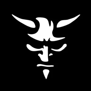 Adesivos Hannya Em Vinil Premium 2 Unidades 11 X 10,5 Drift