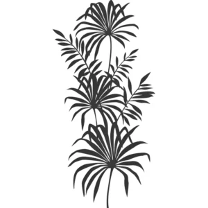 Adesivo Decorativo Foscauto Floral Arabesco Preto Fosco Parede 95x47cm
