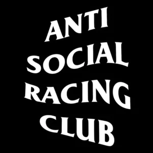 2 Adesivos Anti Social Racing Club Tuning  + Brindes