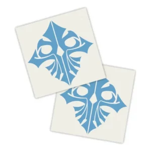 Adesivos P/ Carro 2 Unidaes Azul Darth Maul