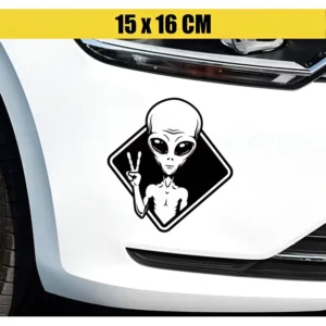 Adesivo Para Carro Tunning - Alien Paz