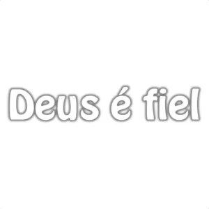 Adesivo Deus É Fiel Evangélico Catolico Religioso Carro Moto