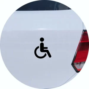 Adesivo De Carro Cadeirante Deficiente Físico