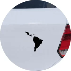 Adesivo Carro Moto Vidro Mapa América Latina