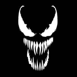 Adesivo Venom Em Vinil 8,9 X 15 Cm Carta Registrada Gratis