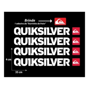 Adesivo Quiksilver Roda Titan 160 35 X 4 Cm
