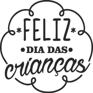 Adesivo Dia Das Crianças Loja Vitrine Parede 55cm X 55cm Peq