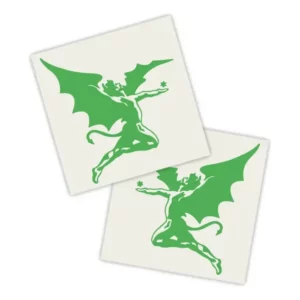 Adesivos P/ Carro 2 Unidaes Verde Anjo Black Sabbath