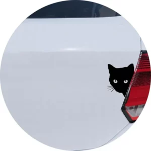 Adesivo Carro Moto Vidro Gato Espiando