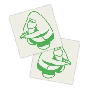 Adesivos P/ Carro 2 Unidaes Verde King Kong Fofo