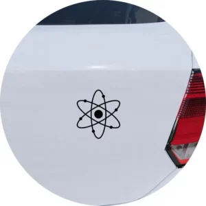 Adesivo Carro Moto Vidro Átomo React Núcleo