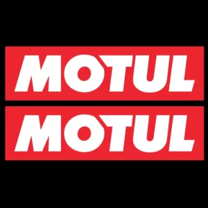2 Adesivos Personalizados Motul Em Vinil Laminado