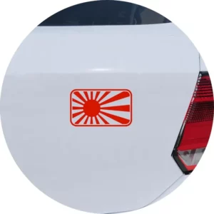 Adesivo De Carro Bandeira Japão Sol Nascente
