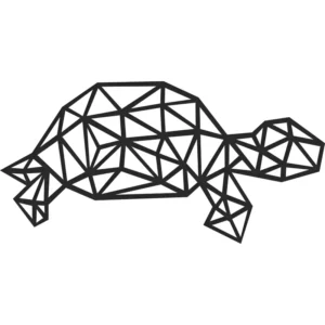 Adesivo Autocolante Foscauto Figuras Poligonais Geométricas Preto Fosco 80x40cm