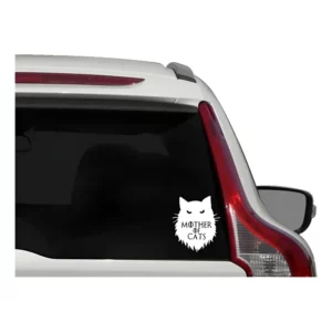 Adesivo De Carro - Mother Of Cats