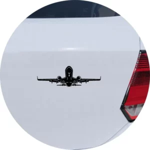 Adesivo Carro Moto Vidro Avião Boing Airbus Voo Jato