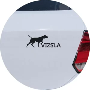 Adesivo De Carro Vizsla Caçador Raça Cão De Caça