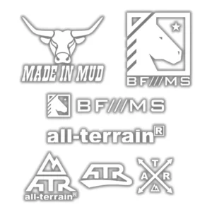 Kit De Adesivos All-terrain Bf///ms Atr Made In Mude 7unid