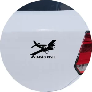 Adesivo Para Carro Seneca Piloto Aviação Civil