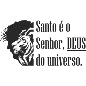 Adesivo Decorativo Foscauto Frase Deus Vinil Autoadesivo Fosco 90x47cm