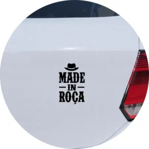 Adesivo Carro Moto Vidro Made In Roça - Feito Na Roça