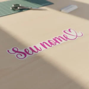 Nome Personalizado Vinil 17cm Carro Moto