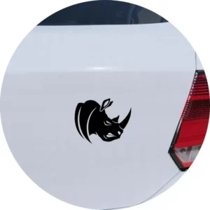 Adesivo Carro Moto Vidro Rinoceronte